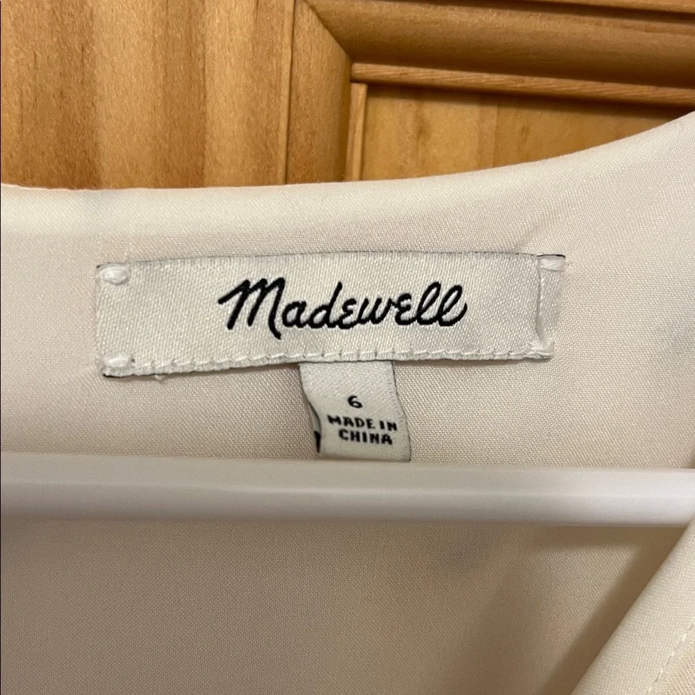 Madewell Cream Floral Dress - Picture 3 of 5